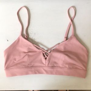 Alo Pink Sports Bra size S worn twice